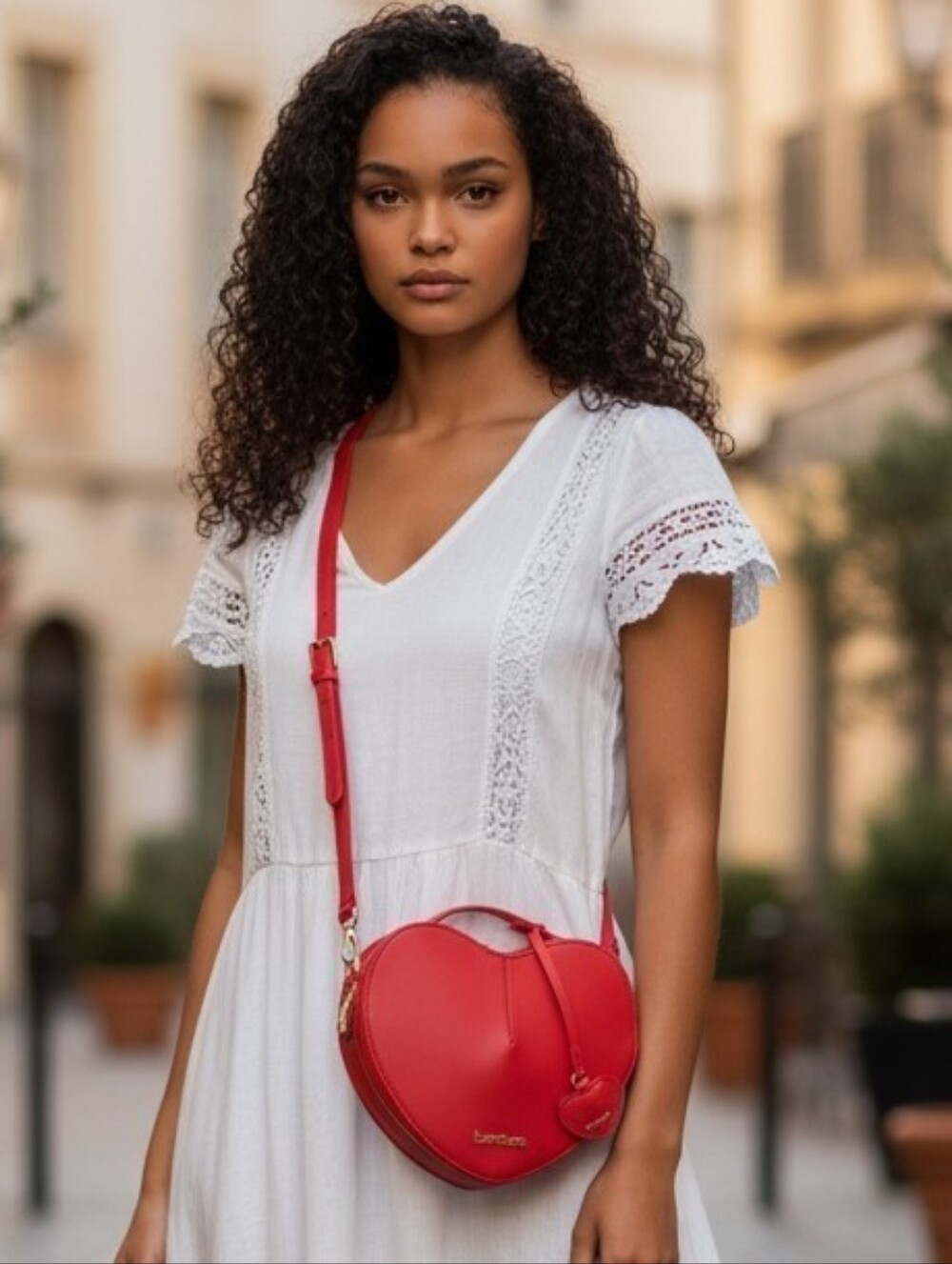 bebe Heart‎ Shaped Crossbody